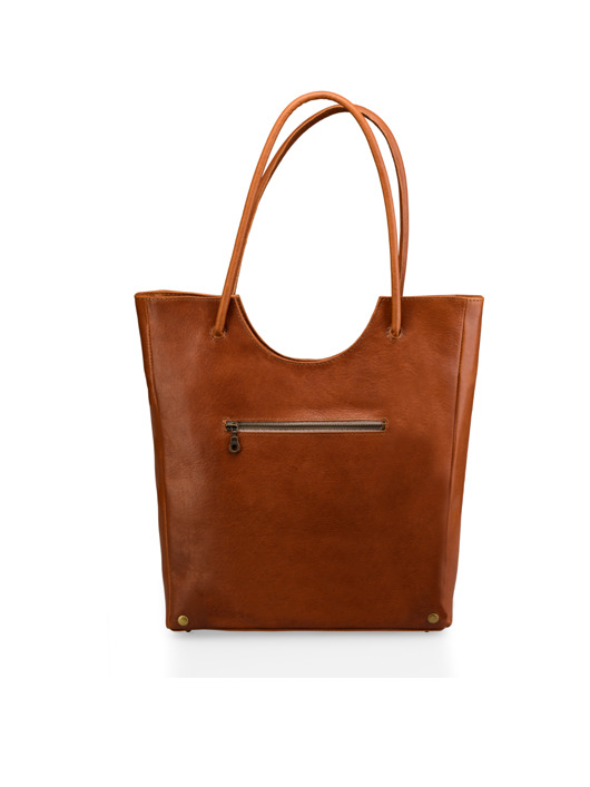 torby XXL Torba shopper brązowa