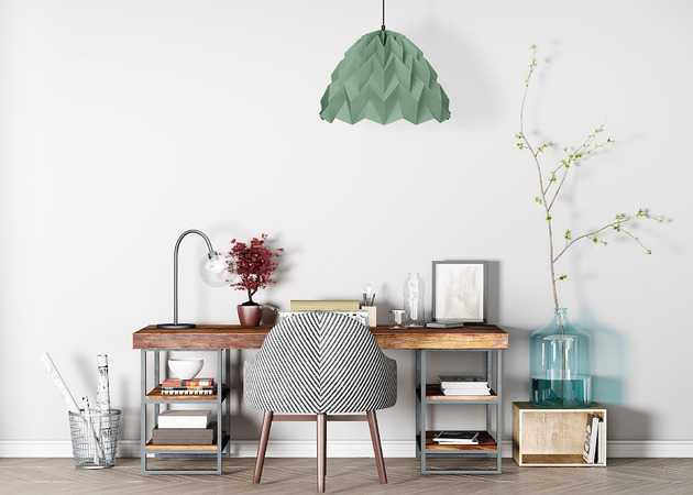 lampy wiszące Lampa wisząca origami ICEBELL szałwiowa