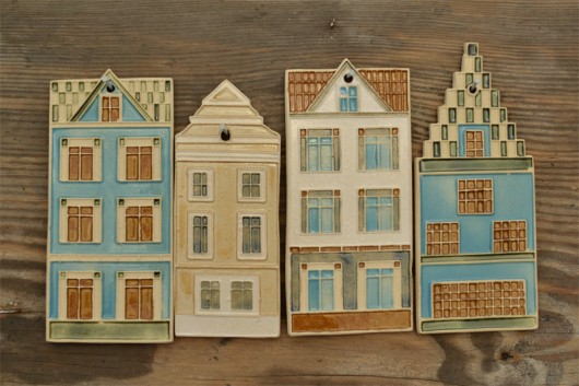 Zestaw kamieniczek  - zawieszek decorcoco