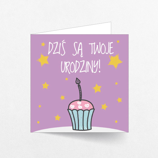 Kartka urodzinowa wzór 24 spoko motyw