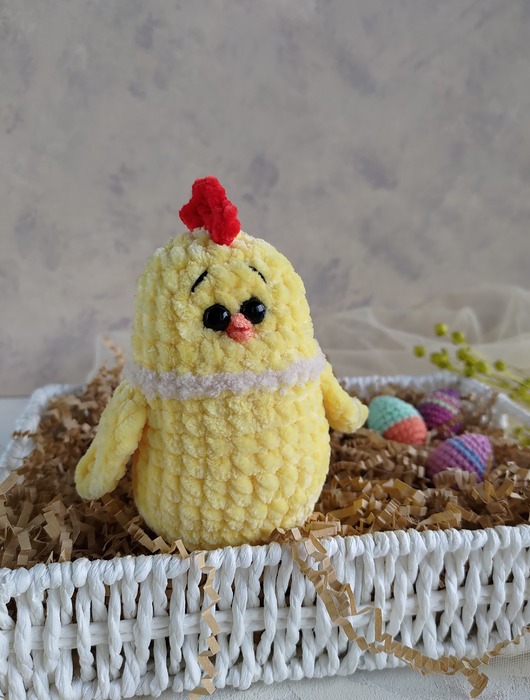 misie i maskotki Mini kurczaczek, Kura pluszowa, Kurczak, Prezent dla dziecka