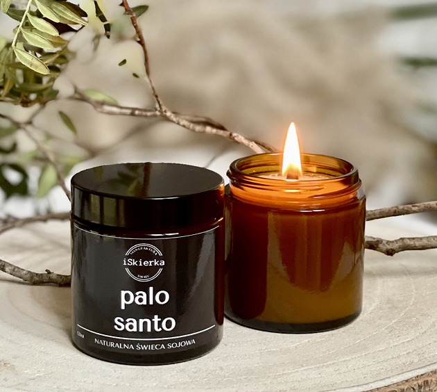 świece zapachowe PALO SANTO  świeca sojowa 120 ml