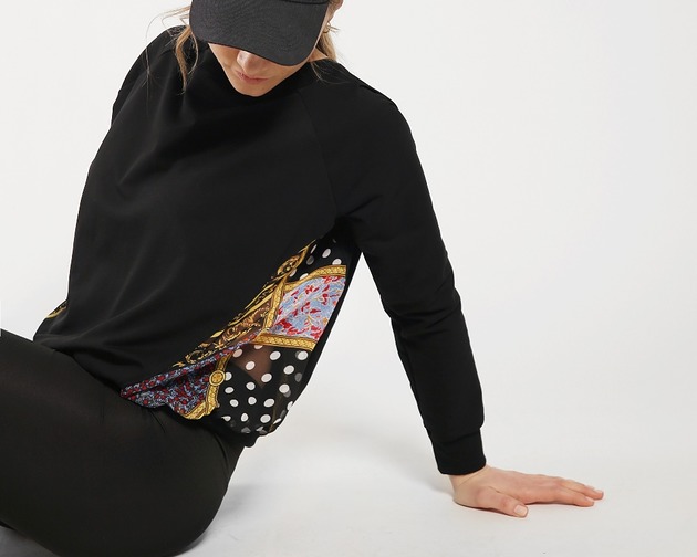 Azana - Bluza z szyfonowymi elementami ZNA