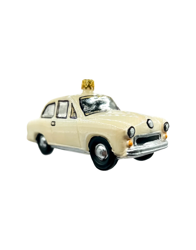 bombki Bombka choinkowa: Klasyczny kremowy samochód
