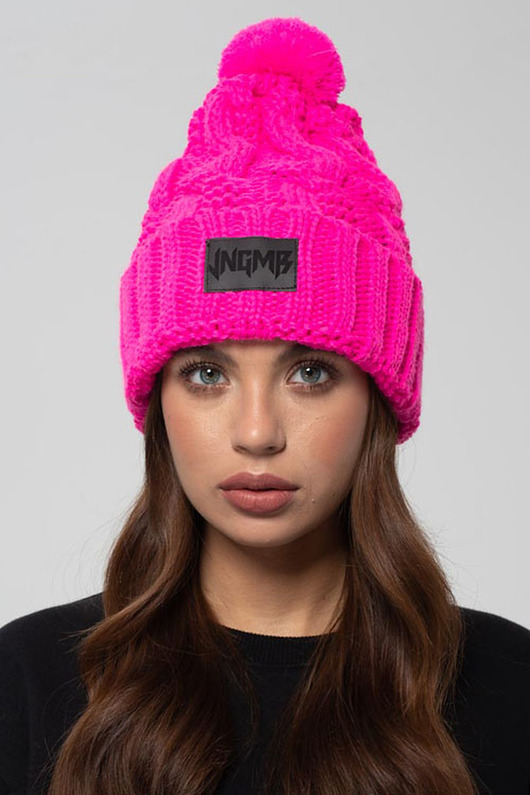 czapki damskie Czapka NEON PINK