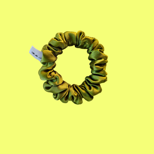 gumki do włosów Gumka jedwabna, scrunchie, gumka satynowa soczyste jabłko MINI