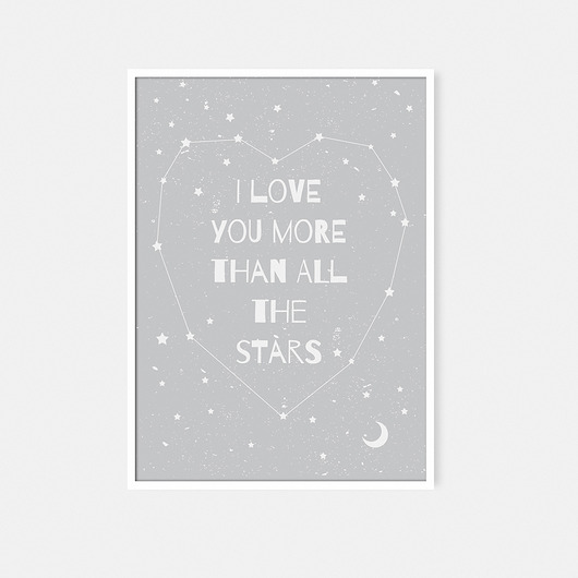 More than all the stars | plakat B2 milostudio