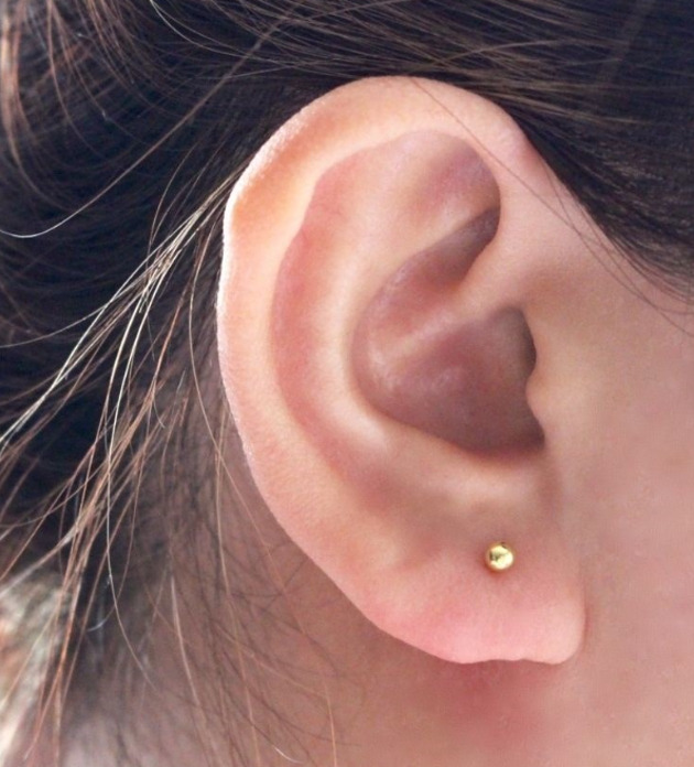 kolczyki pozłacane Kolczyki pozłacane malutkie kuleczki balls 3mm