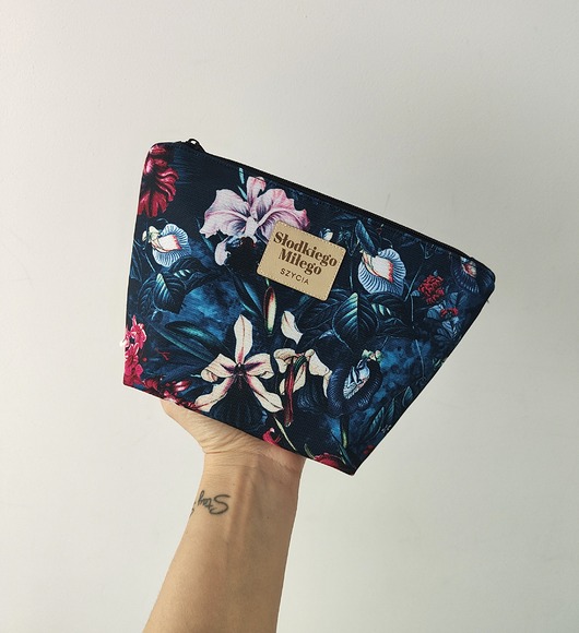 kosmetyczki Mała Kosmetyczka Dark Flora