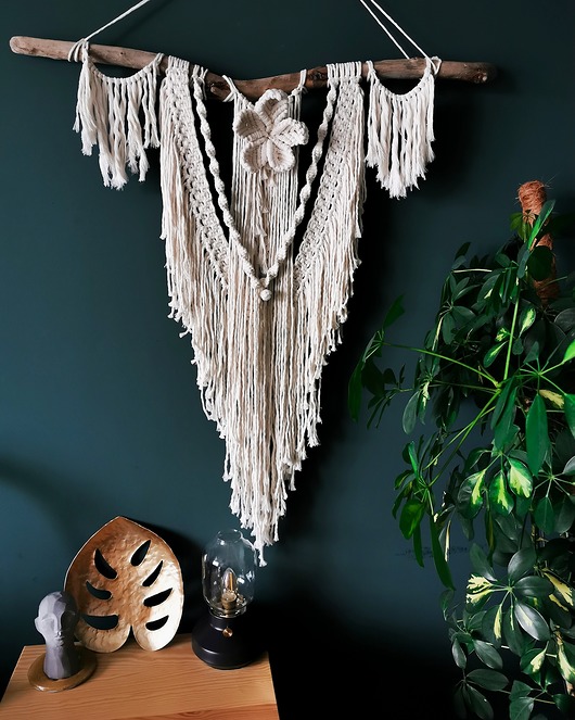 Makrama w stylu boho Vintage Hygge Macrame