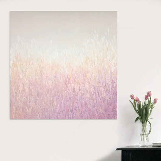 Malarstwo 100x100 cm, farby akrylowe na płótnie Beata Jarecka