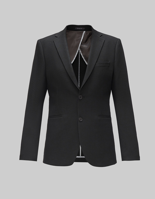 marynarki męskie Marynarka męska collalto czarny slim fit