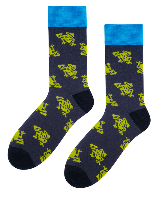 Skarpetki męskie Żaby Popsox