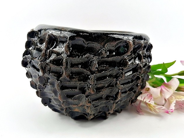 Misa ceramiczna z kolekcji Morskiej poLEPIONE