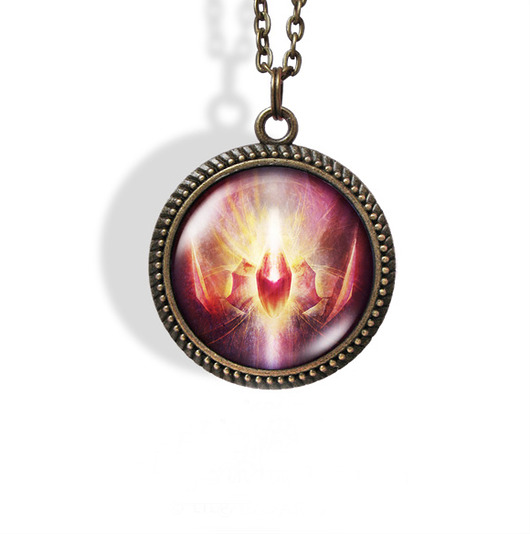 wisiory Medalion, talizman - Odwaga - brąz