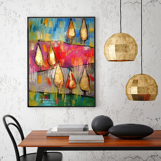 Blisko - plakat 50x70 cm Katarzyna Radzka
