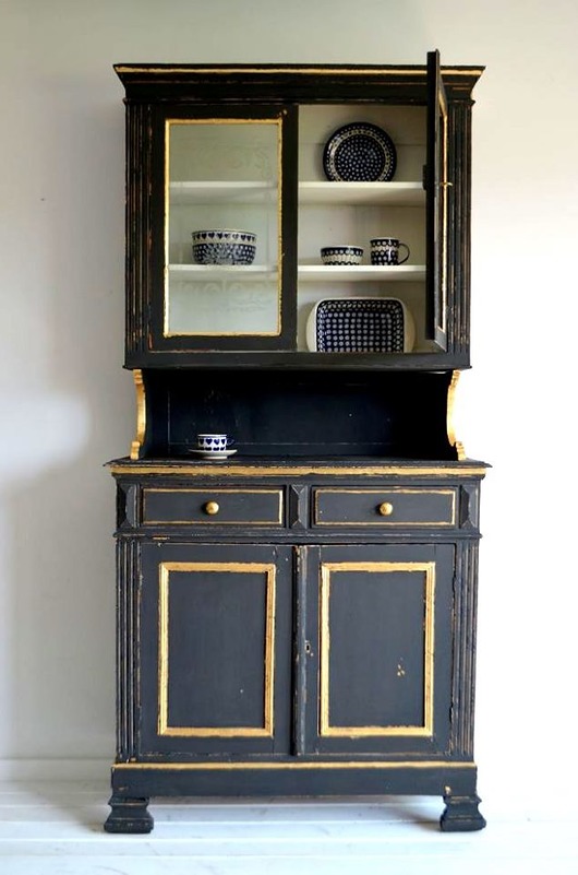 półki Kredens wiejski GRAFIT and GOLD