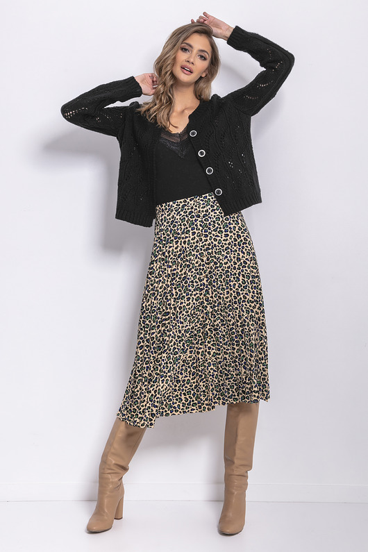 kardigany damskie Kardigan krótki F 764