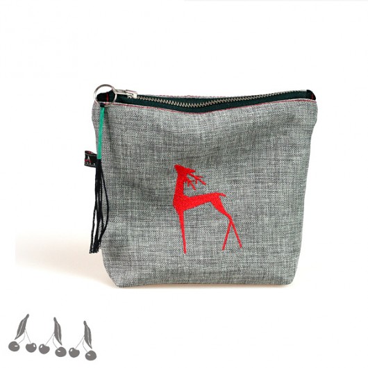 ::: 2in1 POUCH DEER FRINGE ::: uniqo