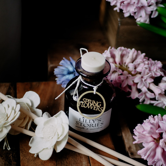 zapachy - inne Dyfuzor zapachowy "Spring Flowers"-100ml, zapach wiosennych kwiatów
