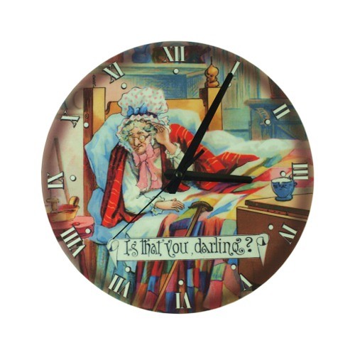 old CHeZZe DZIEsiąTY duży 26 cm Clock Wood Studio