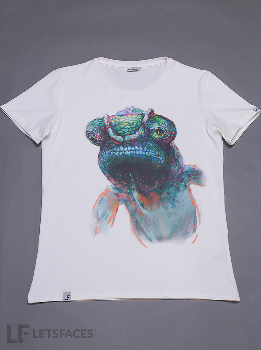 t-shirt damskie T-shirt Kameleon