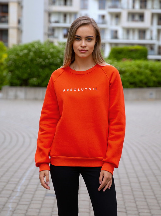 Bluza raglan pomarańczowa ABSOLUTNIE. ANIMUSH