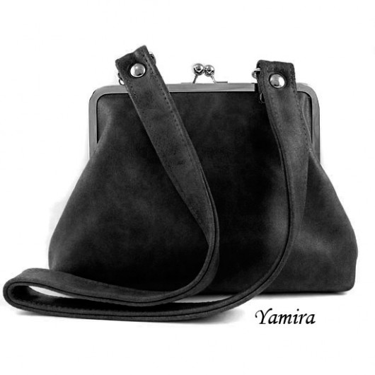 OSTATNIA! Torebka L classic black leather yamira