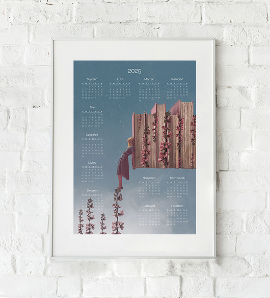 kalendarze i plannery Kalendarz 2025 - plakat