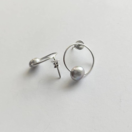 kolczyki z kamieniami Kolczyki OKRĄG