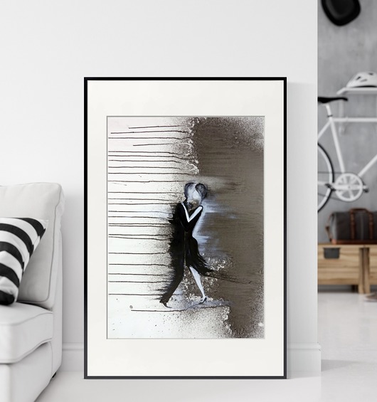 obrazy grafika 50X70 cm wykonana ręcznie