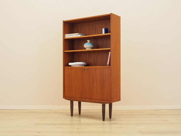półki Regał tekowy, duński design, lata 70, produkcja: Dania