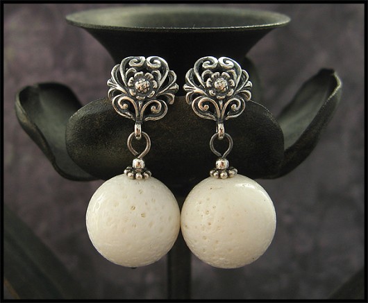 LUXURY- Biały Koral w Ornamentach Little Dreamer