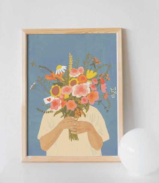 plakaty Plakat "With love" A3 (30x42)