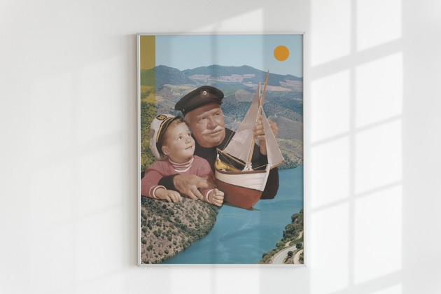 plakaty Plakat ŻAGLÓWKI (kolaż)