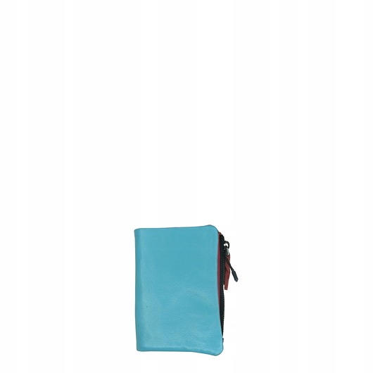 portfele damskie Portfel damski mały skórzany na prezent miejsce na banknoty monety OLIVKA