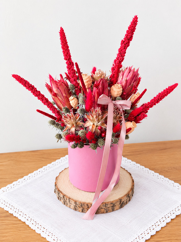 wazony Flowerbox suszki roz