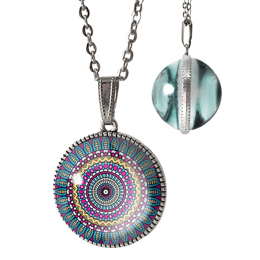 Kulisty dwustronny medalion Mandala - 1043 EGGinEGG