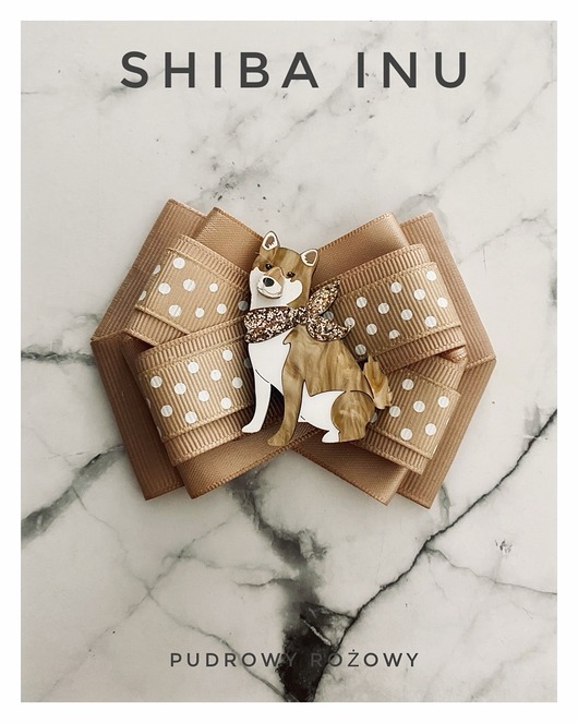 broszki Kolekcja Pop Art Dog  Shiba Inu  1 szt