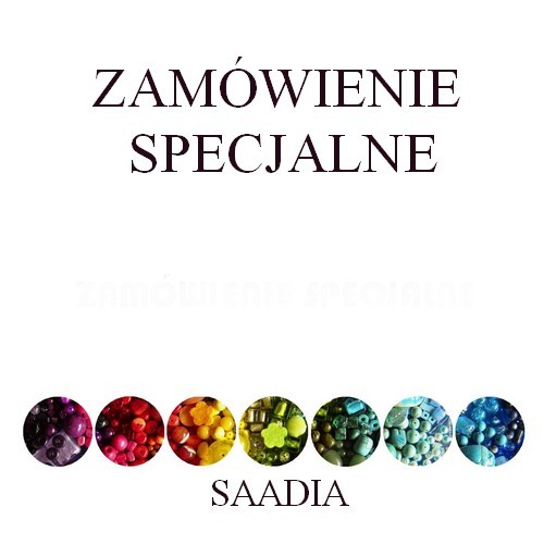 reflektorki ecru - zamówienie Saadia