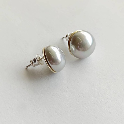 kolczyki z kamieniami Kolczyki OKRĄG