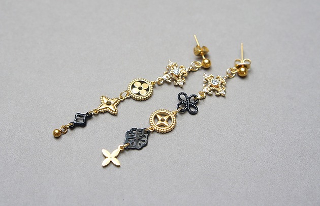 kolczyki pozłacane Kolczyki pozłacane Alloys Collection  /Odd/ - Variations  vol. 16 