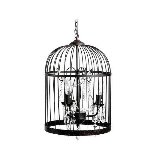 Lampa wisząca, sufitowa Nero, klatka, vintage Home Design