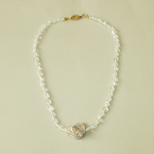 kolie Tajemnica Naszyjnik z Kryształem górskim