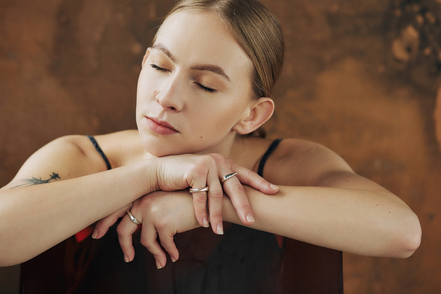 pierścionki srebrne Pierścionek EVE / silver ring