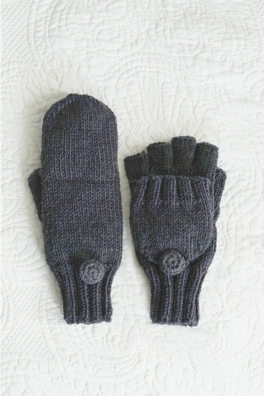 rękawiczki damskie Damskie rękawiczki Flap z klapką z merynosa