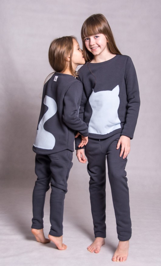 Bluza Kittillicious grafitowa Loose