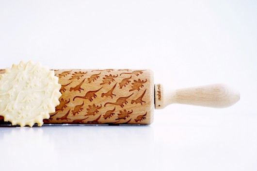 DINOZAURY - wałek do wytłaczania ciastek Valek Rolling Pins