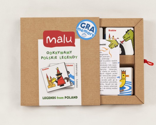 gra memory "ODKRYWAMY POLSKIE LEGENDY" Malu Studio