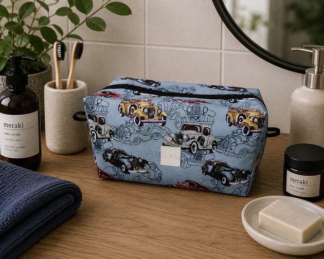 kosmetyczki Kosmetyczka kuferek duża saszetka wodoodporna etui organizer auta retro